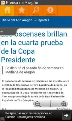 Prensa de Aragón android App screenshot 0